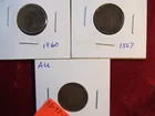 #72 1867,60 & 1901 Cents