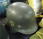 NAZI HELMET CLOSE UP