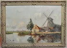 Dutch Oil Painting sgd. B.V. Run