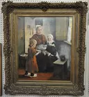 Emiele Wagner Lg. Dutch Oil Painting