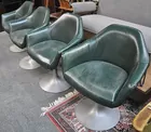 Swivel Tulip-type Armchairs