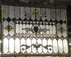 Lg. Jewelled, Leaded & Stained Glass Window