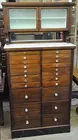 Antq. Dental Cabinet w/Glass Knobs