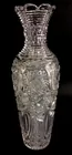 Large American Brilliant Cut Glass Vase C. 1885