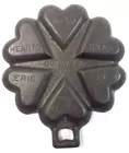 Griswold No. 50 Cast Iron Hearts Star 959 Erie PA