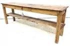 Rustic Wood Southwest Style Sofa / Hall Table