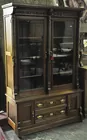 6.5 ft. tall Victorian Cabinet w/Glass Doors