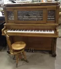 Antique Wellington Cable Company Upright Piano