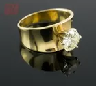 14K Yellow Gold Diamond Ring