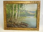 Oil/Board by Gustave Wiegand