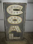 FANTASTIC WOOD ILLUMINATED COAL SIGN