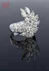 Platinum Diamond Cluster Ring