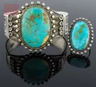 Signed Morris Robinson Silver Cuff Bracelet & Ring
