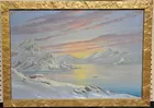 Ejner Thornvig Iceberg/Seascape Painting