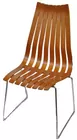 Hans Brattrud Bentwood Slat & Chrome Chair