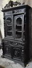 Heavily Carved Hutch with Birds & Faces