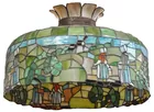 23-in. diam. Stained Glass Fixture