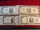 #10 $192. Red seal notes, most 1953