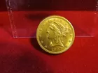 #12 1907-D $5. Gold, Mint State