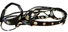Custom Silver & Black Leather Show Horse Tack