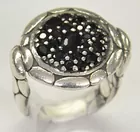 John Hardy Sterling Ring w/Sapphires