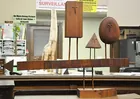 Unsgd. Mid-Century Mod Rosewood? Sculpture