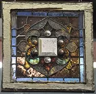 3-pc. Stained Glass Windows, 1 of 2 Side Pieces 