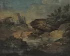 Unsgnd. Oil on Canvas, 13x17 in.