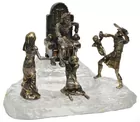 Yaacov Heller Sterling & Acrylic Sculpture