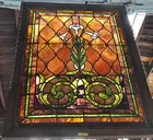 Art Nouveau Stained Glass Window
