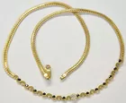 14K Sapphire & Diamond Necklace