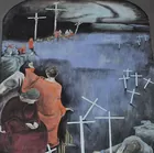 Watercolor/Gouache dated 1952, sgd. Patrick Pye