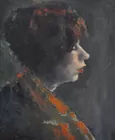 17.5x14.5 in. Painting sgd. (Andre) Derain