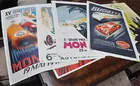 5 Vintage Racing Car Posters