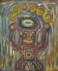 Sculptured Painting Sgd. (Rufino) Tamayo, 10-74