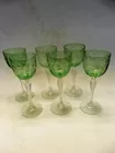 Set 6 Hawkes Cut Glass Wine Glasses