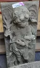 Old Concrete Plaque of Cherub