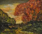Landscape Painting sgd. N. (Narcisse) Diaz