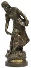 19 in. August Moreau Bronze titled PREMIER PAS