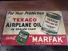Texaco Airplane Oil Sign