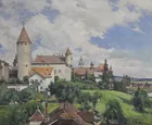 Frank Peyraud Landscape with Castle