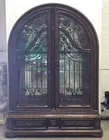 Large Marge Carson Mfg Tuscan Style Lit Cabinet