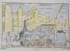 Drawing Signed Feininger