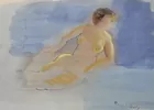 Watercolor Signed Raoul Dufy