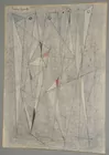 Abstract Pastel Drawing sgd. Barbara Hepworth