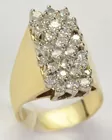 14K Ring w/31 Diamonds, appx. 2 cttw.