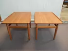 Pr (2) Grete Jalk Danish Modern Lamp/Side Tables