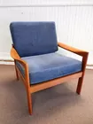 Pr (2)  Danish Modern Illum Wikkelso Lounge Chairs