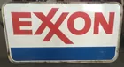 2 sided Porcelain Exxon sign 46x8