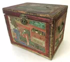 Antique Hand Painted Chinese Wood Chest